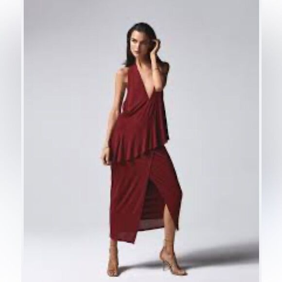 REISS XENA STRAPPY OPEN BACK COCKTAIL DRESS - Picture 13 of 13